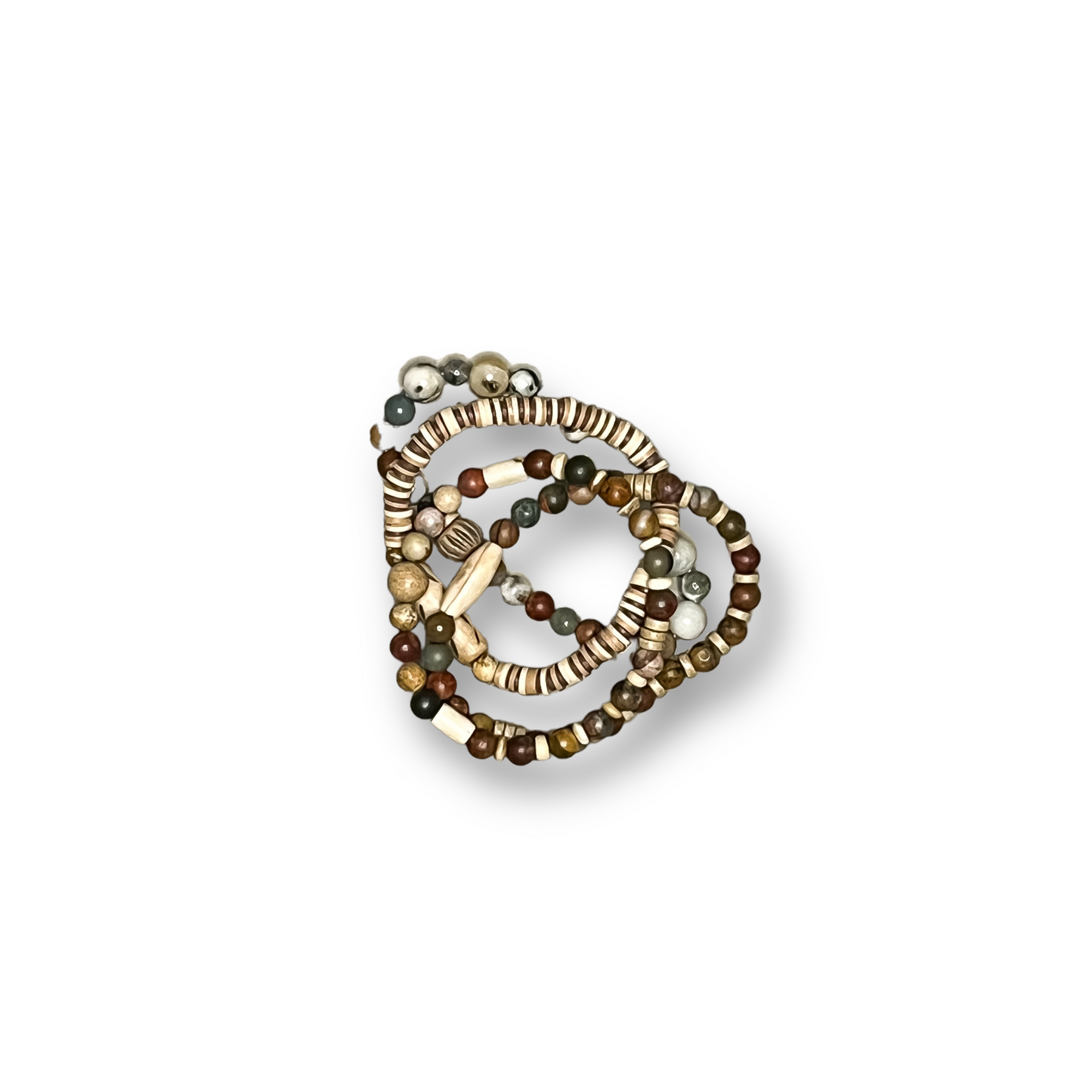 Earth Tones Jasper Bracelet Set