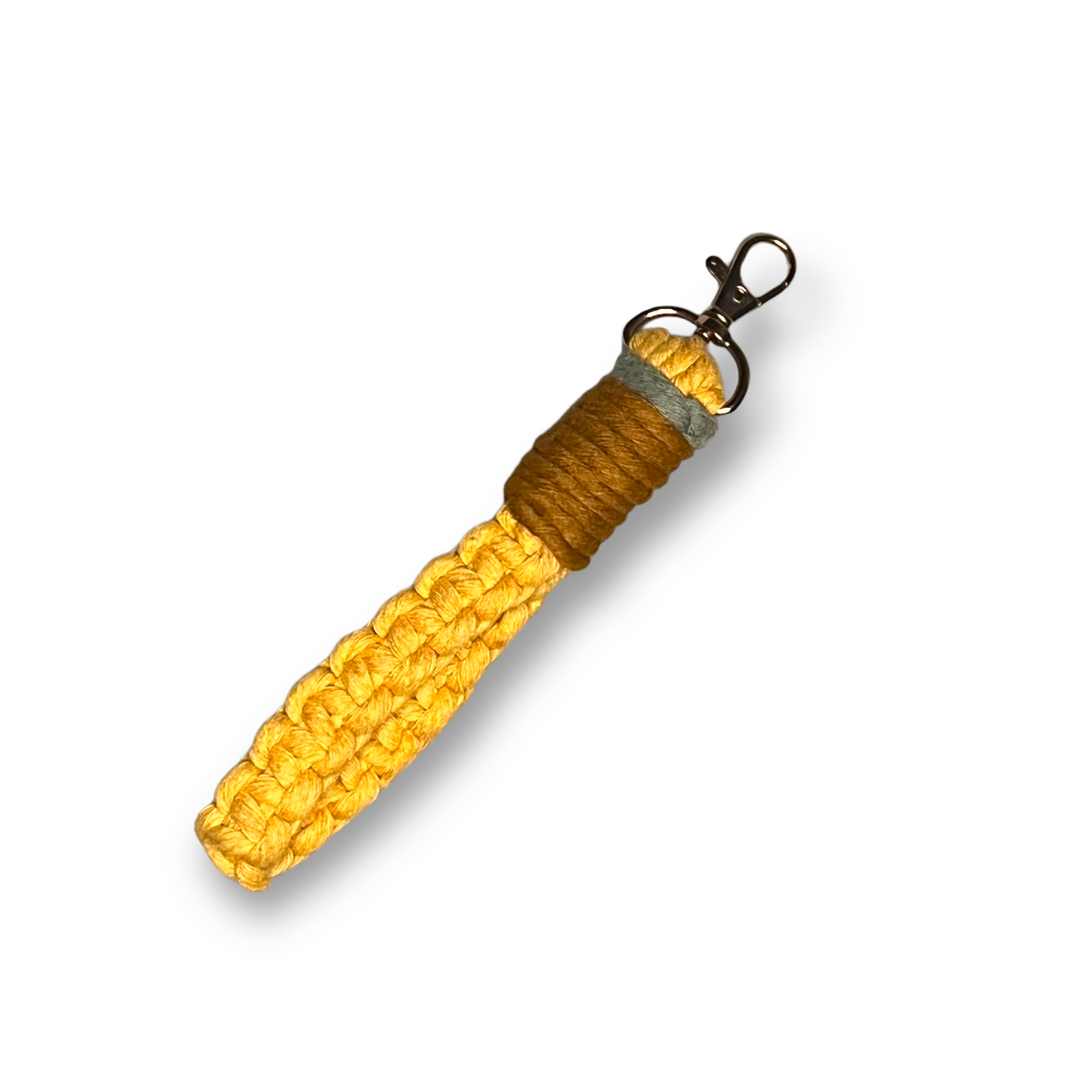 Color Block Macrame Wristlet