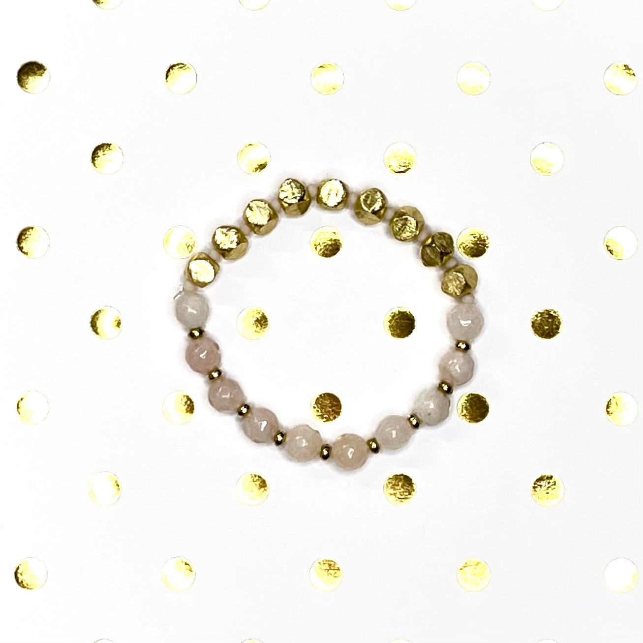 Cover Me In Sunshine | Pink and Gold Mix and Match Stretch Bracelet Stacker