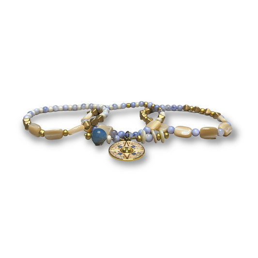 Nautical Shells Bracelet Set