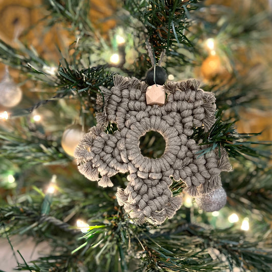Macrame Snowflake Ornament