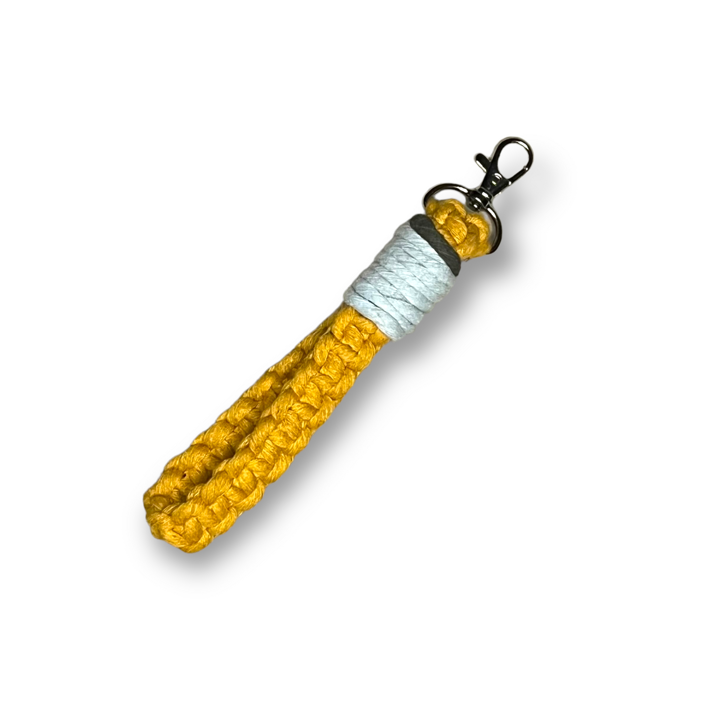 Color Block Macrame Wristlet